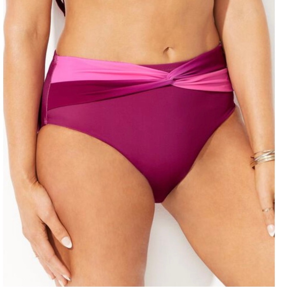 Twist Front Bikini Bottom Size 10